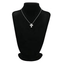 ダミアーニ DAMIANI ベルエポック S ホワイトゴールド K18WG ダイヤモンド ネックレス ペンダント Au750 18K 18金 クロス 十字架