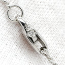 ダミアーニ DAMIANI ベルエポック S ホワイトゴールド K18WG ダイヤモンド ネックレス ペンダント Au750 18K 18金 クロス 十字架