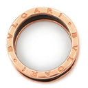 ブルガリ BVLGARI ビーゼロワン B-zero1 4バンドリング ピンクゴールド×ブラック K18PG セラミック #60 リング 指輪 黒 750PG 18金 19.5号