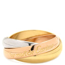 カルティエ Cartier トリニティ ホワイトゴールド×イエローゴールド×ピンクゴールド K18WG K18YG K18PG #50 リング 指輪 K18YG K18PG Au750 18K 18金 3重 3連 3カラー 10号