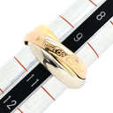 カルティエ Cartier トリニティ ホワイトゴールド×イエローゴールド×ピンクゴールド K18WG K18YG K18PG #50 リング 指輪 K18YG K18PG Au750 18K 18金 3重 3連 3カラー 10号