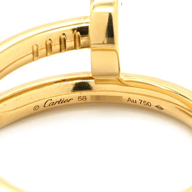 カルティエ Cartier ジュスト アン クル クラシック B4092656 イエローゴールド K18YG #56 リング 指輪 Au750 18K 18金 JUSTE UN CLOU 釘モチーフ 16号