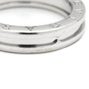 ブルガリ BVLGARI ビーゼロワン B-zero1 1バンドリング ホワイトゴールド K18WG #58 リング 指輪 750WG 18金 17.5号