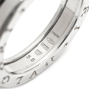 ブルガリ BVLGARI ビーゼロワン B-zero1 1バンドリング ホワイトゴールド K18WG #58 リング 指輪 750WG 18金 17.5号