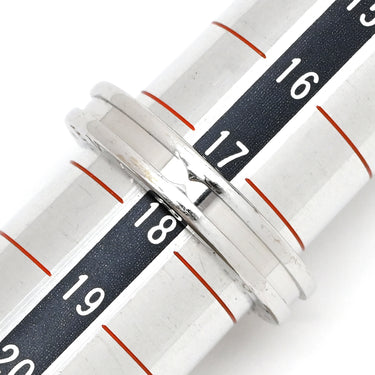 ブルガリ BVLGARI ビーゼロワン B-zero1 1バンドリング ホワイトゴールド K18WG #58 リング 指輪 750WG 18金 17.5号