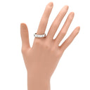 ブルガリ BVLGARI ビーゼロワン B-zero1 1バンドリング ホワイトゴールド K18WG #58 リング 指輪 750WG 18金 17.5号