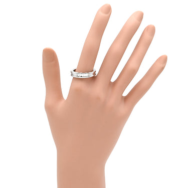 ブルガリ BVLGARI ビーゼロワン B-zero1 1バンドリング ホワイトゴールド K18WG #58 リング 指輪 750WG 18金 17.5号