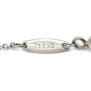 ティファニー Tiffany & Co カラー バイザヤード ペンダント プラチナシルバー Pt950 サファイア ネックレス T&Co. 1石 エルサペレッティ