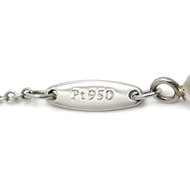 ティファニー Tiffany & Co カラー バイザヤード ペンダント プラチナシルバー Pt950 サファイア ネックレス T&Co. 1石 エルサペレッティ