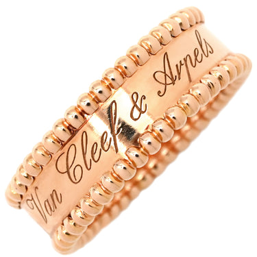 ヴァンクリーフアーペル Van Cleef & Arpels ペルレ シニアチュール VCARN32400 ローズゴールド K18PG #64(JP24) リング 指輪 ピンクゴールド 750AU 18金 23.5号