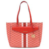 マイケルコース Michael Kors MAISIE 3 IN 1 トート ラージ 35F3G5MT3I ダークサングリア PVC レザー トートバッグ ゴールド金具 赤 マルチWAY MKシグネチャー A4