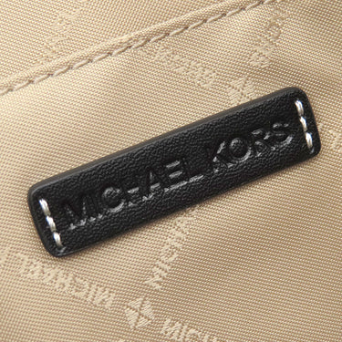 マイケルコース Michael Kors ジェットセット クロスボディ ラージ 35S4GTTC3W ブラック×ナチュラル レザー ポリプロピレン ショルダーバッグ ゴールド金具 黒 かごバッグ