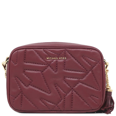マイケルコース Michael Kors ジェットセット ショルダー 32F1GJ6M2L ボルドー レザー ショルダーバッグ ゴールド金具 ロゴ キルティング