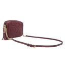 マイケルコース Michael Kors ジェットセット ショルダー 32F1GJ6M2L ボルドー レザー ショルダーバッグ ゴールド金具 ロゴ キルティング