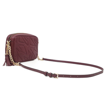 マイケルコース Michael Kors ジェットセット ショルダー 32F1GJ6M2L ボルドー レザー ショルダーバッグ ゴールド金具 ロゴ キルティング