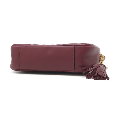 マイケルコース Michael Kors ジェットセット ショルダー 32F1GJ6M2L ボルドー レザー ショルダーバッグ ゴールド金具 ロゴ キルティング