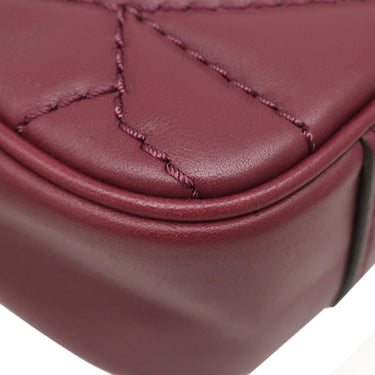 マイケルコース Michael Kors ジェットセット ショルダー 32F1GJ6M2L ボルドー レザー ショルダーバッグ ゴールド金具 ロゴ キルティング