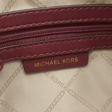 マイケルコース Michael Kors ジェットセット ショルダー 32F1GJ6M2L ボルドー レザー ショルダーバッグ ゴールド金具 ロゴ キルティング
