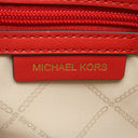 マイケルコース Michael Kors MERCER ベルテッド サッチェル スモール 30S9GM9S1B レッド×ブラウン PVC レザー 2WAYバッグ ゴールド金具 パドックチャーム