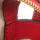 マイケルコース Michael Kors MERCER ベルテッド サッチェル スモール 30S9GM9S1B レッド×ブラウン PVC レザー 2WAYバッグ ゴールド金具 パドックチャーム