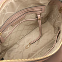 マイケルコース Michael Kors Mercer ミディアム カラーブロック ロゴ ベルト付きサッチェル 30S0GM9S2V ピンク×ホワイト PVC レザー 2WAYバッグ ゴールド金具