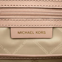 マイケルコース Michael Kors Mercer ミディアム カラーブロック ロゴ ベルト付きサッチェル 30S0GM9S2V ピンク×ホワイト PVC レザー 2WAYバッグ ゴールド金具