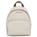 マイケルコース Michael Kors エリン シグネチャー スモール コンバーチブル 35T0GERB5B バニラ PVC レザー リュック・デイパック ゴールド金具 白 茶 MK