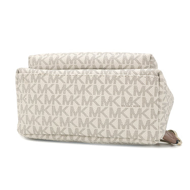 マイケルコース Michael Kors エリン シグネチャー スモール コンバーチブル 35T0GERB5B バニラ PVC レザー リュック・デイパック ゴールド金具 白 茶 MK