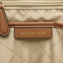 マイケルコース Michael Kors エリン シグネチャー スモール コンバーチブル 35T0GERB5B バニラ PVC レザー リュック・デイパック ゴールド金具 白 茶 MK