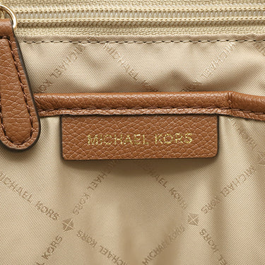 マイケルコース Michael Kors エリン シグネチャー スモール コンバーチブル 35T0GERB5B バニラ PVC レザー リュック・デイパック ゴールド金具 白 茶 MK