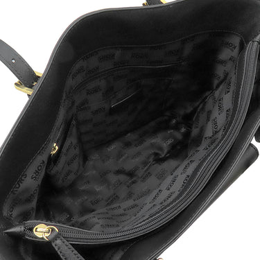 マイケルコース Michael Kors ジェットセット トートバッグ 35S6GTTT3L ブラック レザー トートバッグ ゴールド金具 黒 MKロゴ A4サイズ