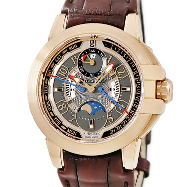 腕時計 ハリーウィンストン Harry Winston オーシャン バイレトログラード パーペチュアルカレンダー OCEAPC42RR001 自動巻き メンズ K18RG