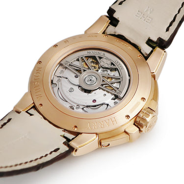 腕時計 ハリーウィンストン Harry Winston オーシャン バイレトログラード パーペチュアルカレンダー OCEAPC42RR001 自動巻き メンズ K18RG