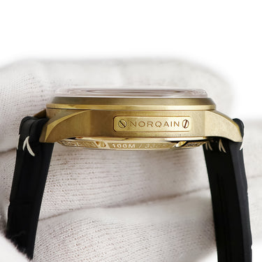 腕時計 ノルケイン NORQAIN フリーダム60 GMT リミテッドエディション NNZ2100ZG/E215/20BPR.18Z 自動巻き メンズ 新品同様 緑 限定