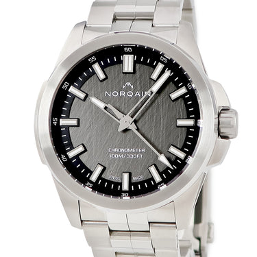 腕時計 ノルケイン NORQAIN インディペンデンス JP ブラックスクラッチ 42mm NN3000S03A/BJ301/102SI 自動巻き メンズ 未使用