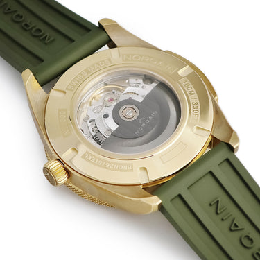 腕時計 ノルケイン NORQAIN アドベンチャー スポーツ 42mm NZ1000ZIA/K105/10KR.20Z 自動巻き メンズ 新品同様 デイト カーキグリーン