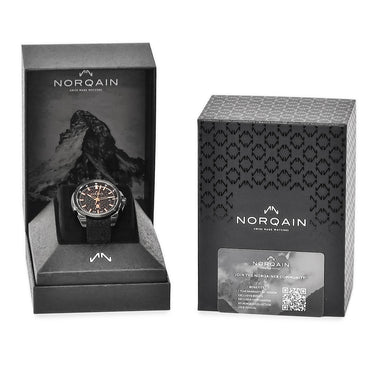 腕時計 ノルケイン NORQAIN インディペンデンス ハクナミパカ NB3008B03A/LEO303/320BRLP.18B 自動巻き メンズ 新品同様 ヒョウ柄