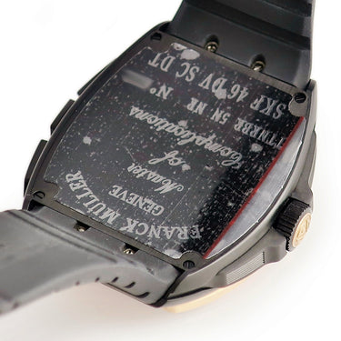 腕時計 フランクミュラー FRANCK MULLER スカファンダー SKF 46 DV SCDT TTNR BR5N NR 自動巻き メンズ 新品同様 K18PG×Ti ブラック バー 黒