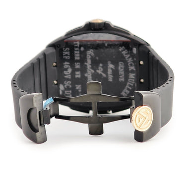 腕時計 フランクミュラー FRANCK MULLER スカファンダー SKF 46 DV SCDT TTNR BR5N NR 自動巻き メンズ 新品同様 K18PG×Ti ブラック バー 黒