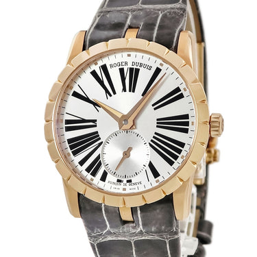 腕時計 ロジェデュブイ ROGER DUBUIS エクスカリバー 36 DBEX0461 自動巻き メンズ K18PG無垢 シルバー スモールセコンド