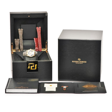 腕時計 ロジェデュブイ ROGER DUBUIS エクスカリバー 36 DBEX0461 自動巻き メンズ K18PG無垢 シルバー スモールセコンド