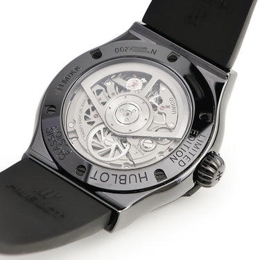 腕時計 ウブロ HUBLOT クラシックフュージョン タカシ ムラカミ オールブラック 507.CX.9000.RX.TAK21 自動巻き メンズ ダイヤ 限定