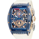 腕時計 クストス CVSTOS チャレンジ シーライナー クロノ レガッタ CVGT-SEA-REGATA-CP5N 自動巻き メンズ K18RG×SS コンビ 青PVD