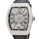 腕時計 フランクミュラー FRANCK MULLER ヴァンガード V45SCDT 自動巻き メンズ 全面ダイヤ パヴェ トノー アラビア
