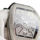 腕時計 フランクミュラー FRANCK MULLER ヴァンガード V45SCDT 自動巻き メンズ 全面ダイヤ パヴェ トノー アラビア