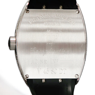 腕時計 フランクミュラー FRANCK MULLER ヴァンガード V45SCDT 自動巻き メンズ 全面ダイヤ パヴェ トノー アラビア