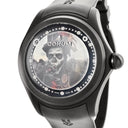 腕時計 コルム CORUM バブル マジカル 52 ブードゥー マット バーンズ L390/03340 08.0016/B 自動巻き メンズ OH済 チタン 限定