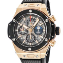 腕時計 ウブロ HUBLOT ビッグバン ウニコ クロノ パーペチュアルカレンダー キングゴールド 406.OM.0180.RX 自動巻き メンズ 月相