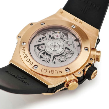 腕時計 ウブロ HUBLOT ビッグバン ウニコ クロノ パーペチュアルカレンダー キングゴールド 406.OM.0180.RX 自動巻き メンズ 月相