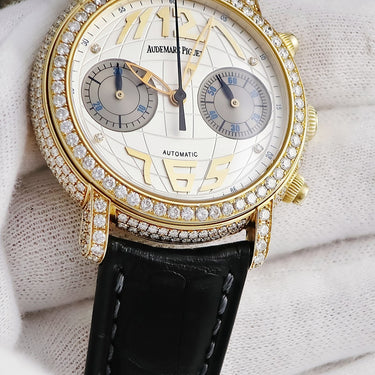 腕時計 オーデマピゲ AUDEMARS PIGUET ジュール オーデマ 25999BA.ZZ.D088CR.01 自動巻き メンズ K18YG無垢 純正ダイヤ スモールセコンド